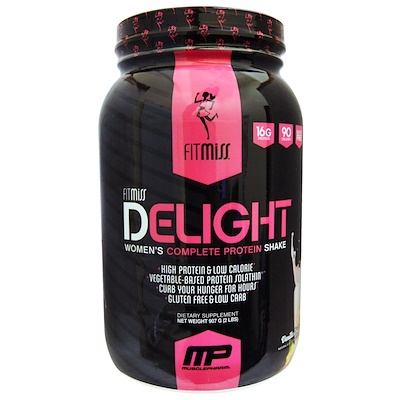 FitMiss Delight, Протеиновый шейк для женщин - для полноценного питания, Ванильный чай, 907 г