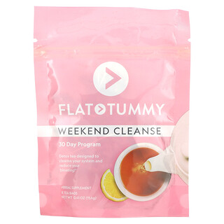 Flat Tummy, Hafta Sonu Temizliği, 8 Çay Poşeti, 0,41 oz (11,6 g)