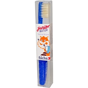 Отзывы о Фьюкс Брашес, Junior Natur, Natural Bristle Toothbrush, Child Medium, 1 Toothbrush