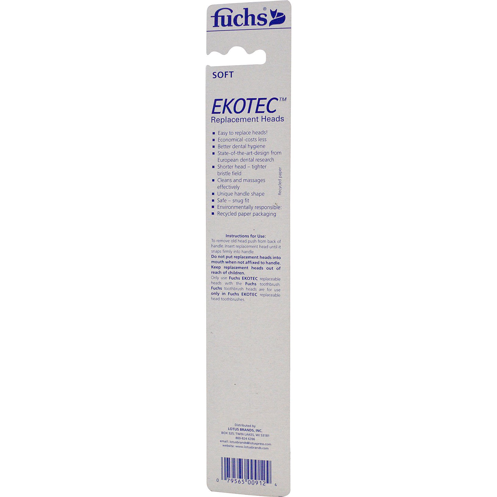 fuchs ekotec soft replacement heads