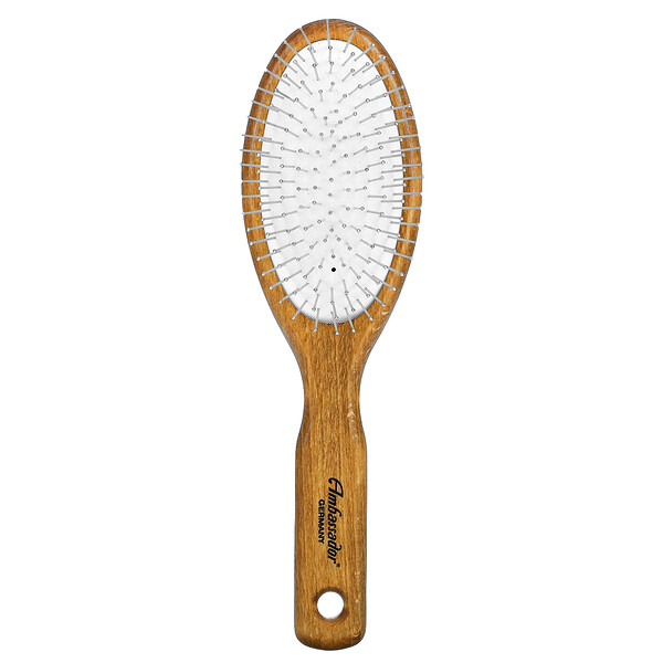 Fuchs Brushes, Ambassador Hairbrush, Wooden, Large, 1 Hair Brush