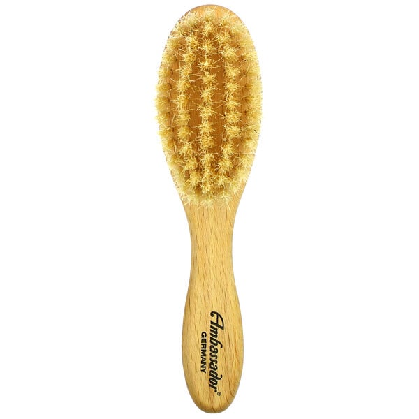 Fuchs Brushes, Расческа для волос Ambassador, деревянная, детская с натуральной щетиной, 1 шт