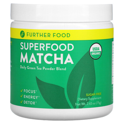 

Further Food, Superfood Matcha, 2.65 oz (75 g)