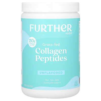 Product Image for Further Food, Grass-Fed Collagen Peptides, Unflavored, 9.88 oz (280 g)