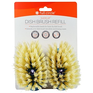 Отзывы о Фулл Серкл Хоум ЛЛС, Suds Up Dish Brush Refills, 2-Pack