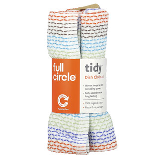 Full Circle, Πανάκια πιάτων Tidy™, πολύχρωμα, 3 πανάκια