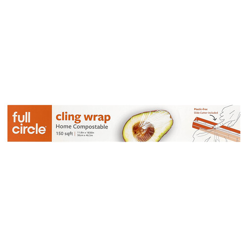 Full Circle Folia spożywcza domowa kompostowalna (11 8 cala x 1830 cala)