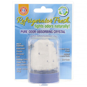 Отзывы о Фан Фреш фудс, Refrigerator Fresh, Pure Odor-Absorbing Crystal, 1.75 oz (50 g)