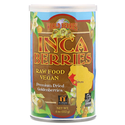 FunFresh Foods World Berries, Inca Berries, 4 oz (112 g)