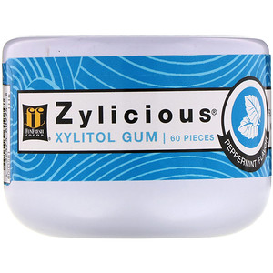 Фан Фреш фудс, Zylicious Xylitol Gum, Peppermint Flavor, 60 Pieces отзывы