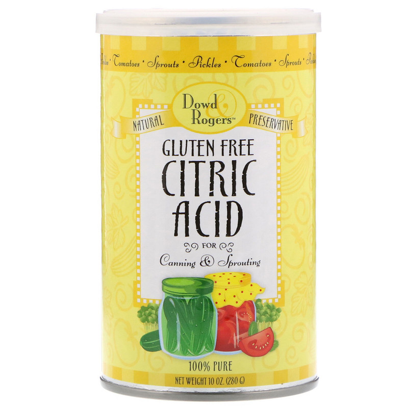 FunFresh Foods, Dowd & Rodgers, Citric Acid, Gluten Free, 10 oz (280 g