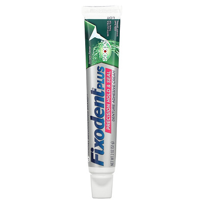 Fixodent Plus, зубной адгезивный крем, ароматизатор Scope, 57 г (2 унции)  - купить со скидкой