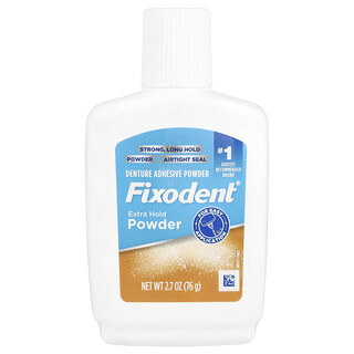 Fixodent, Denture Adhesive Powder, Extra Hold, 76 g (2.7 oz)