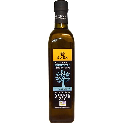 Купить Gaea Greek, оливковое масло первого отжима, 17 жидких унций (500 мл)