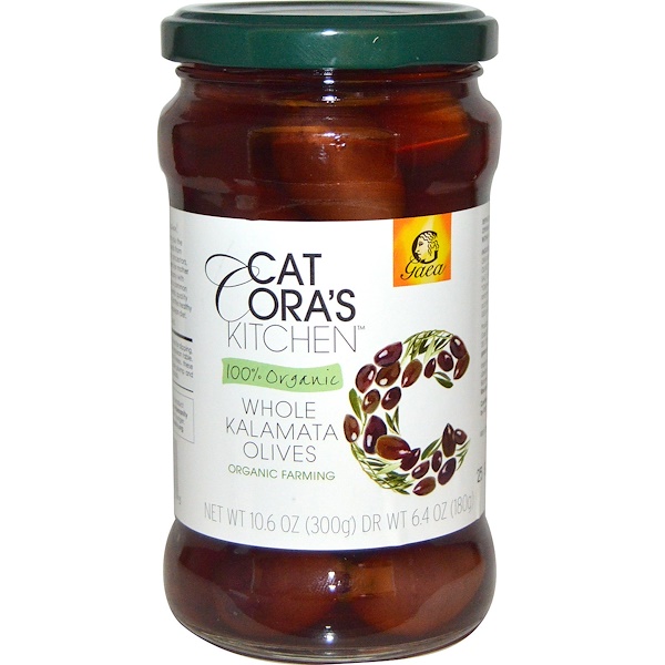 Gaea, Organic Kalamata Olives, 6.4 oz (180 g) (Discontinued Item) 