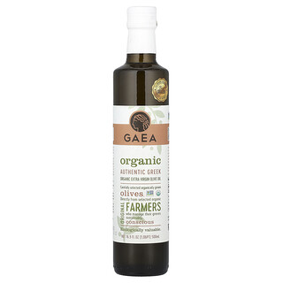 Gaea, Organic Extra Virgin Olive Oil, natives Bio-Olivenöl extra, 500 ml (16,9 fl. oz.)