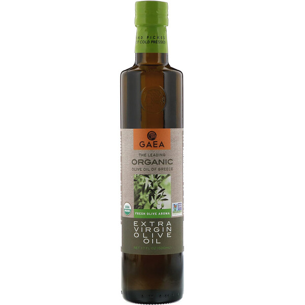 Gaea, Organic, Extra Virgin Olive Oil, 17 fl oz (500 ml)