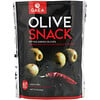 Gaea, Olive Snack, Pitted Green Olives, Marinated With Chili & Black Pepper, 2.3 oz (65 g)