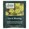 Gaia Herbs‏, دواء الغازات والانتفاخ، خالي من الكافيين، 16 كيس شاي، 1.13 أونصة (32 غ)