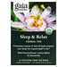 Gaia Herbs Sleep Relax Herbal Tea Caffeine Free Tea Bags