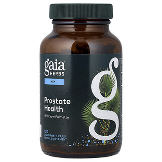 Gaia Herbs, Hombres, Salud de la próstata, 120 cápsulas líquidas de Phyto-Caps®