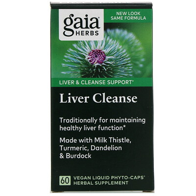 

Liver Cleanse, 60 вегетарианских фито-капсул с жидкостью