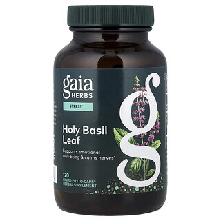 Gaia Herbs, Holy Basil Leaf, 120 Liquid Phyto-Caps®