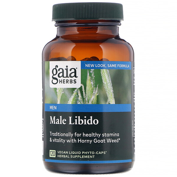 Gaia Herbs Men Male Libido 120 Vegan Liquid Phyto Caps Iherb