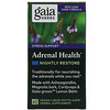 Gaia Herbs, 腎上腺健康，夜間修復，60 粒全素液體 Phyto-Caps 膠囊