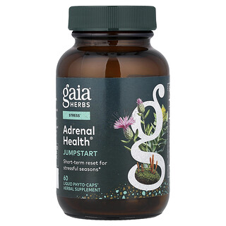 Gaia Herbs, Adrenal Health®, Jujuba, 60 Phyto-Caps® Líquidos