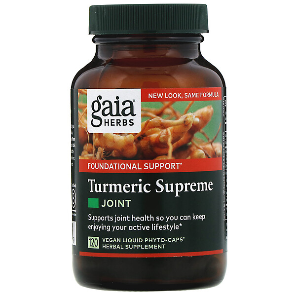 Turmeric Supreme, Joint, 120 Vegan Liquid Phyto-Caps