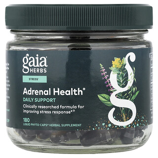 غايا هربس‏, Adrenal Health® ، 180 كبسولة نباتية سائلة