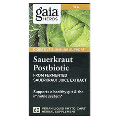 Sauerkaut Postbiotic, 60 веганських капсул Liquid Phyto-Caps® (0,6 мг у капсулі)