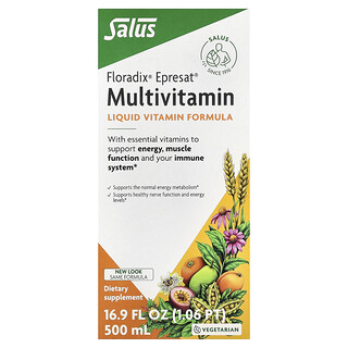 Floradix, Epresat®, рідка мультивітамінна формула, 500 мл (16,9 рідк. унції)