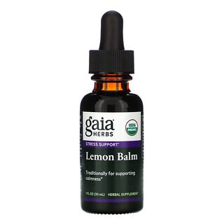 Gaia Herbs, Erva-Cidreira Orgânica, 30 ml (1 fl oz)