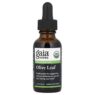 Gaia Herbs, Frunze de măslin, 1 fl oz (30 ml)