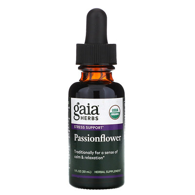

Gaia Herbs Сертифицированная органическая лоза пассифлоры 1 жидких унции (30 мл)