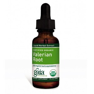 Отзывы о Гайа Хербс, Certified Organic Valerian Root, 1 fl oz (30 ml)