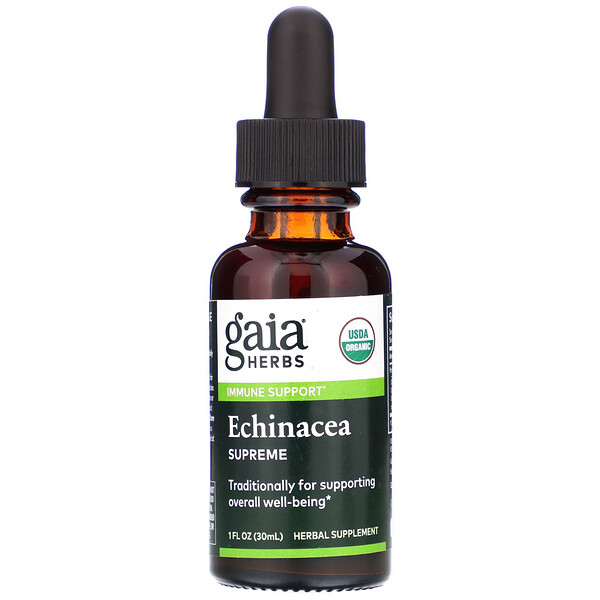 Gaia Herbs, Echinacea Supreme, 1 fl oz (30 ml)