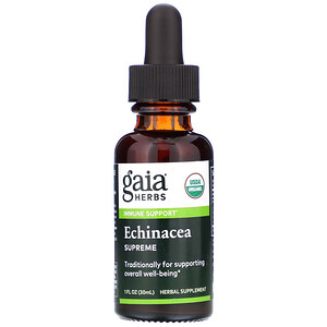 Отзывы о Гайа Хербс, Echinacea Supreme, 1 fl oz (30 ml)