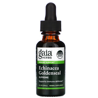 Gaia Herbs, Sello de oro y equinácea suprema, 30 ml (1 oz. líq.)