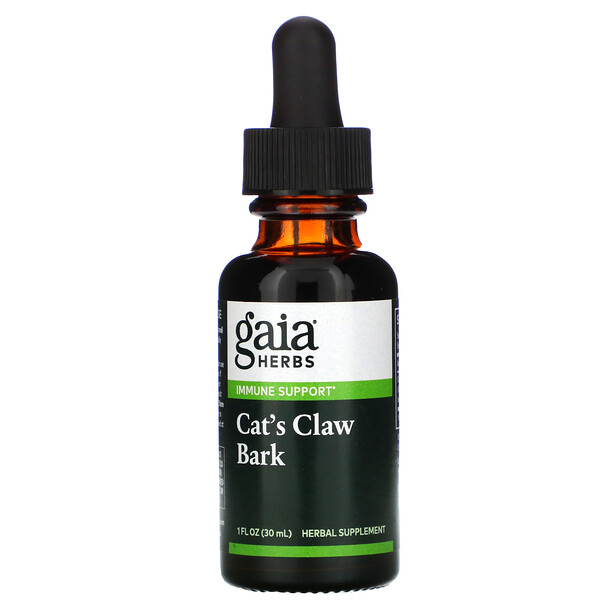 Gaia Herbs‏, لحاء مخلب القط، 1 أونصة سائلة (30 مل)