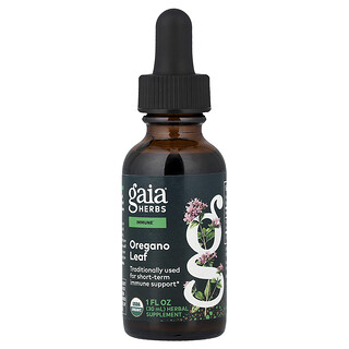 Gaia Herbs, Hoja de orégano, 30 ml (1 oz. líq.)