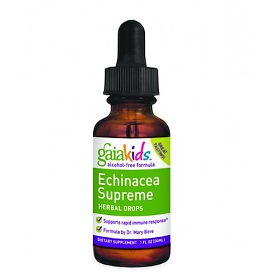 

Kids, Echinacea Supreme Herbal Drops, Alcohol-Free, 1 fl oz (30 ml)