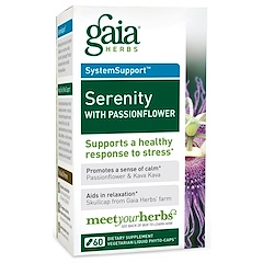 Serenity with Passionflower, 60 Veggie Liquid Phyto-Caps