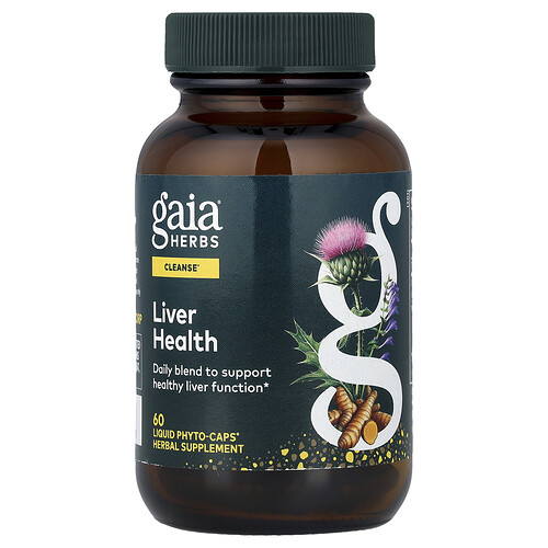 Gaia Herbs Liver Health, 60 Liquid Phyto-Caps®