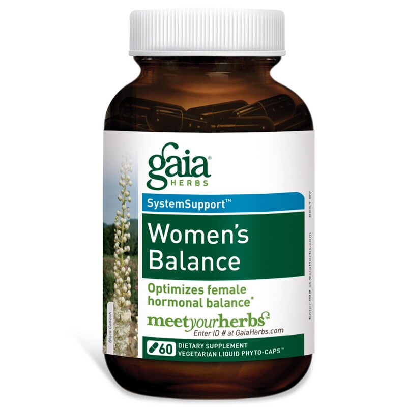 Gaia Herbs, SystemSupport, Women's Balance, 60 Veggie Liquid PhytoCaps