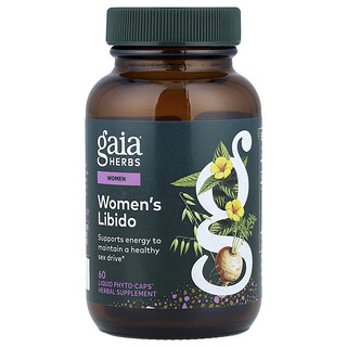 Gaia Herbs, Libido femenina, 60 cápsulas líquidas de Phyto-Caps®
