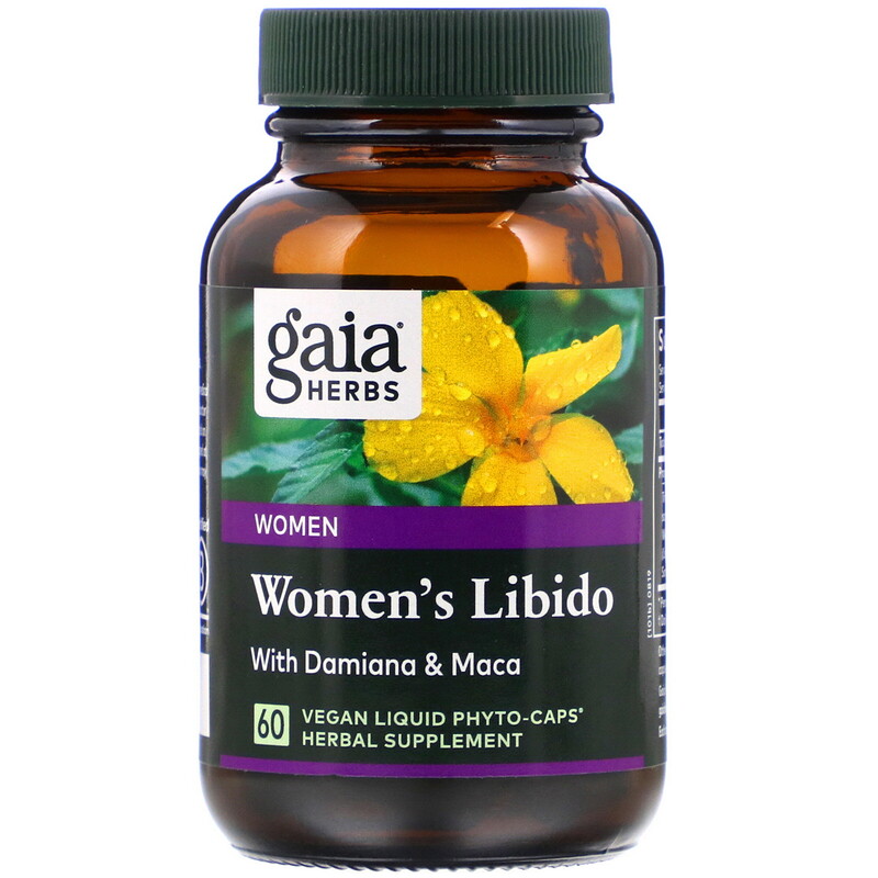 Gaia Herbs Libido Femenina 60 Cápsulas Liquid Phyto Caps Veganas Iherb 2324