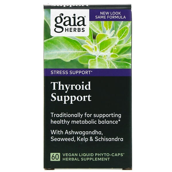Thyroid Support, 60 Vegan Liquid Phyto-Caps